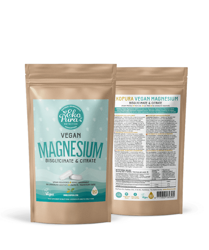 Packshot Ekopura Vegan Magnesium Bisglycinaat VK + AK