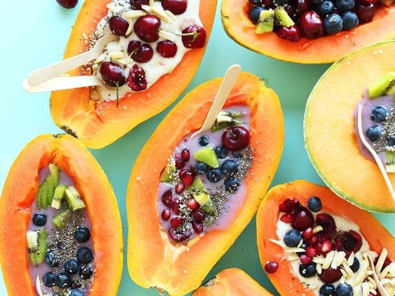 Ekopura tropische papaya bootjes – recept