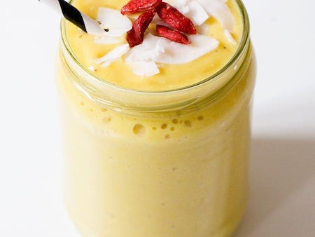 Ekopura kokos mango power protein shake – recept