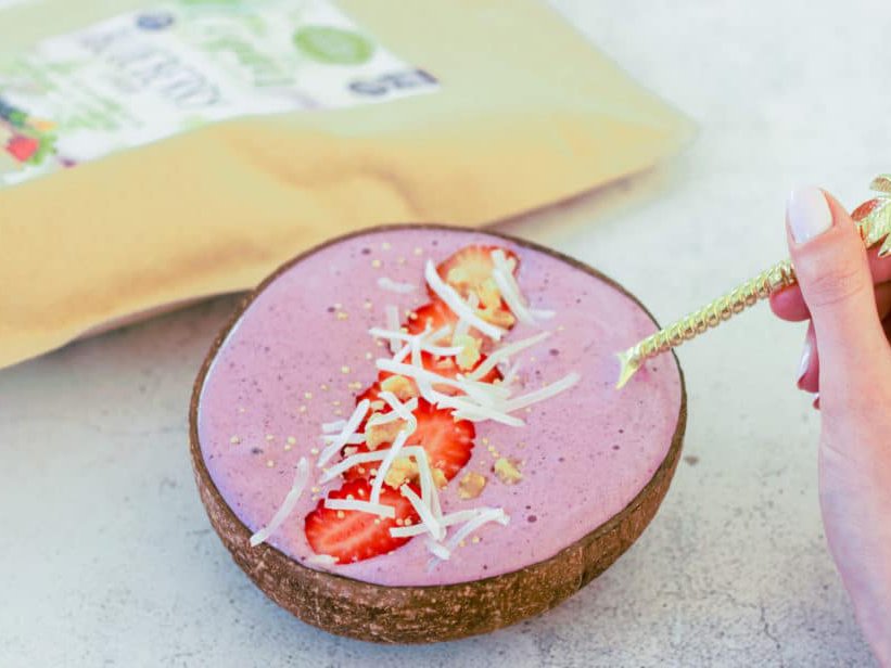 Blueberry kokos smoothie bowl – recept