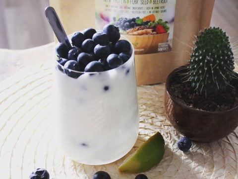 Vegan blueberry protein smoothie – recept