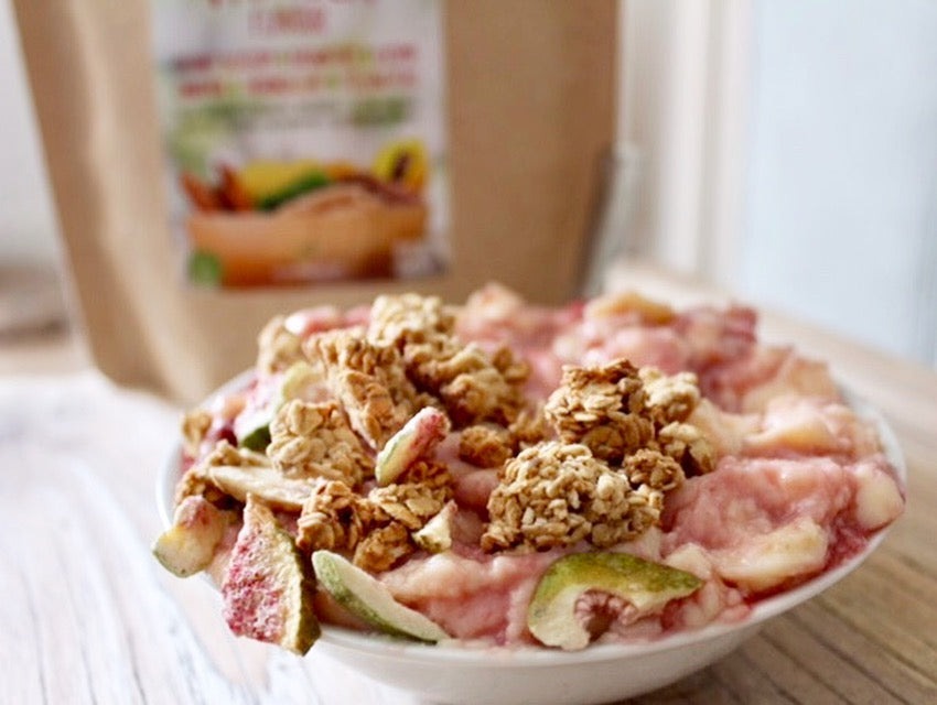 Frambozen havermoutpap met proteïne – recept