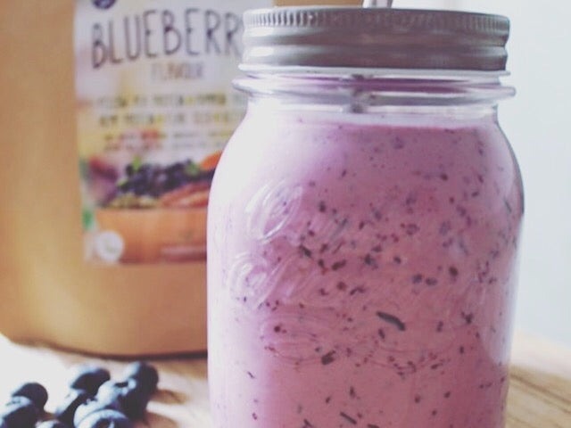 Healthy blauwe bessen proteïne smoothie – recept