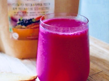 Gember aardbeien proteïne smoothie – recept