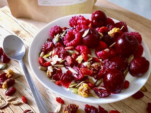 Kersen, frambozen en goji berry smoothie – recept