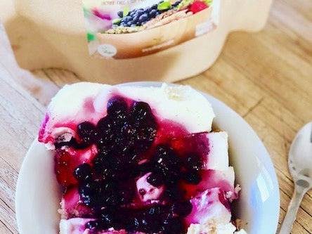 Healthy breakfast cheesecake bowl – recept