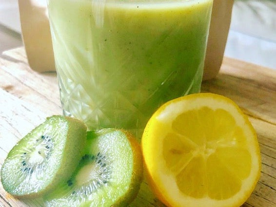 Spinazie, kiwi citroen smoothie – recept