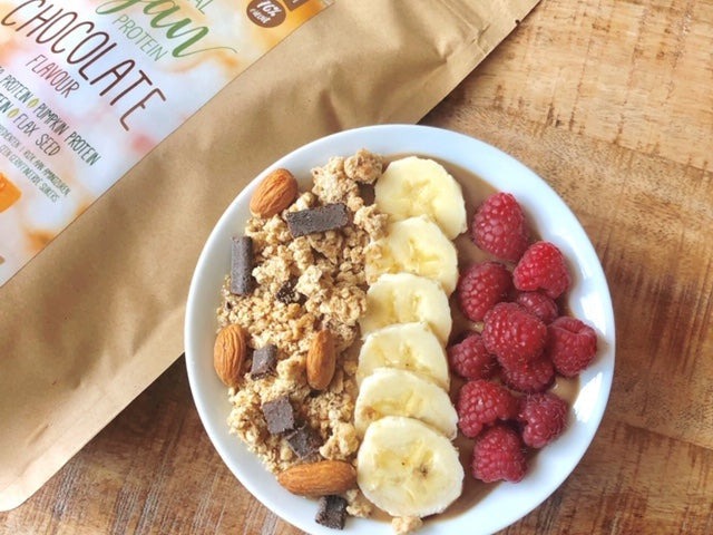 Chocolade banaan smoothie bowl – recept