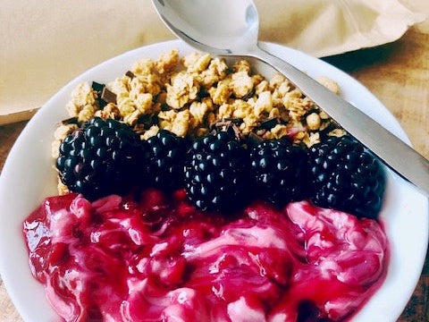 Kersen vanilla smoothie bowl – recept