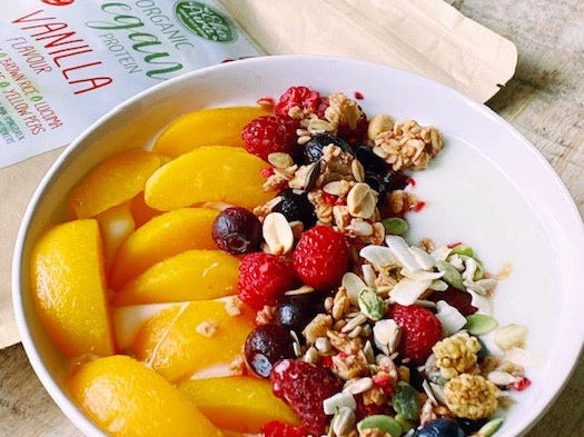 Perzik vanille smoothie bowl – recept