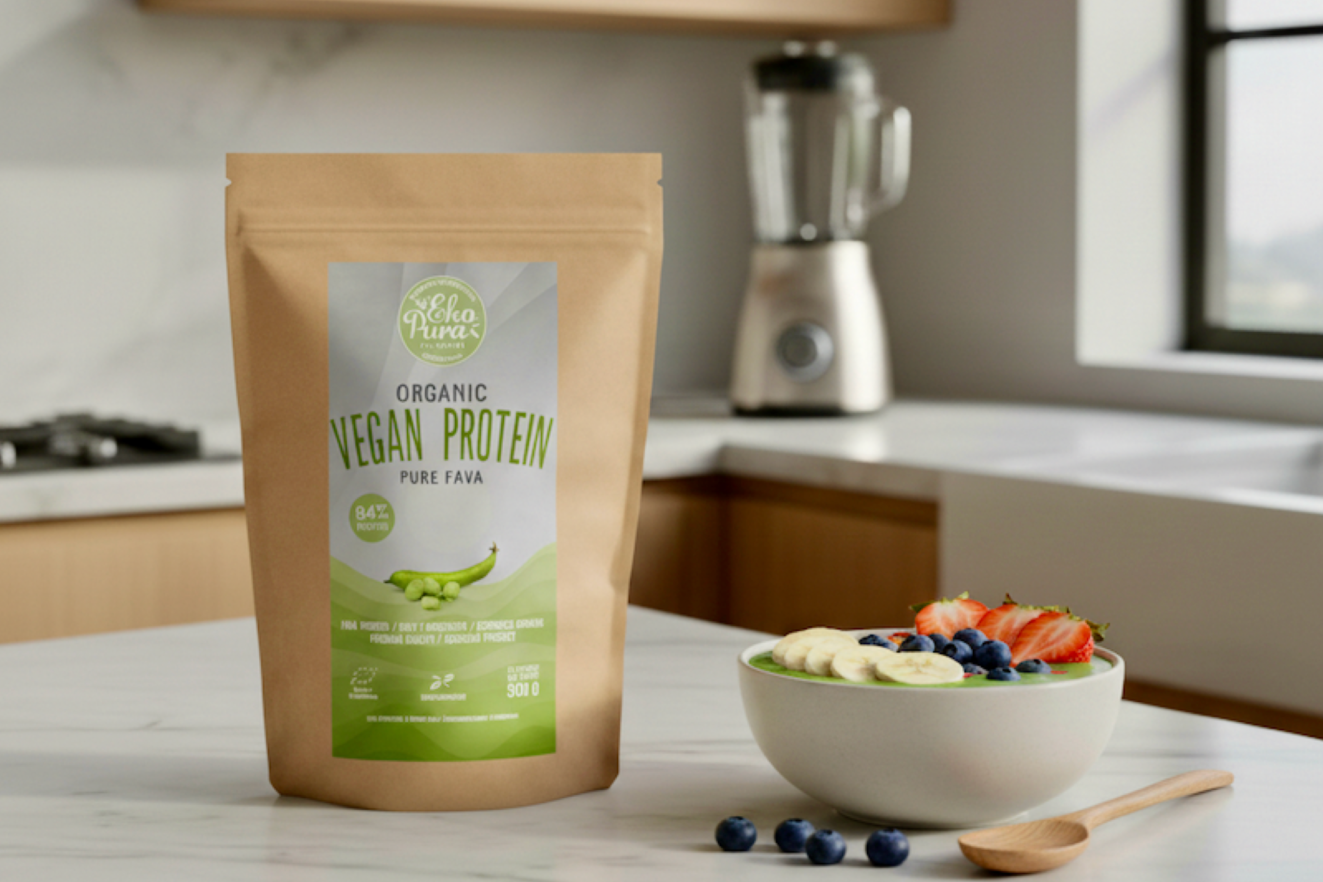Ekopura organic vegan protein naturel