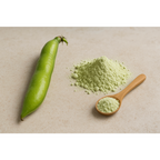 fava boon en eiwitpoeder