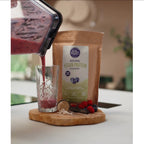 How to prepare an Ekopura Vegan Protein Blueberry smoothie