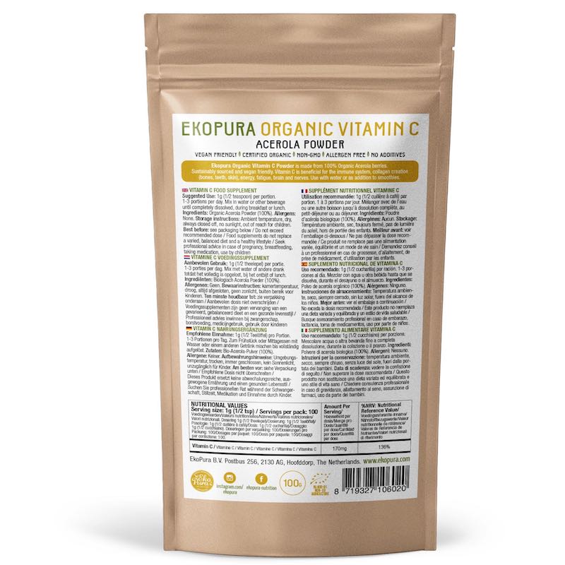 Ekopura Organisches Vitamin C AK