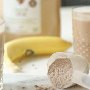 Ekopura natural whey cocoa smoothie banana chocolate