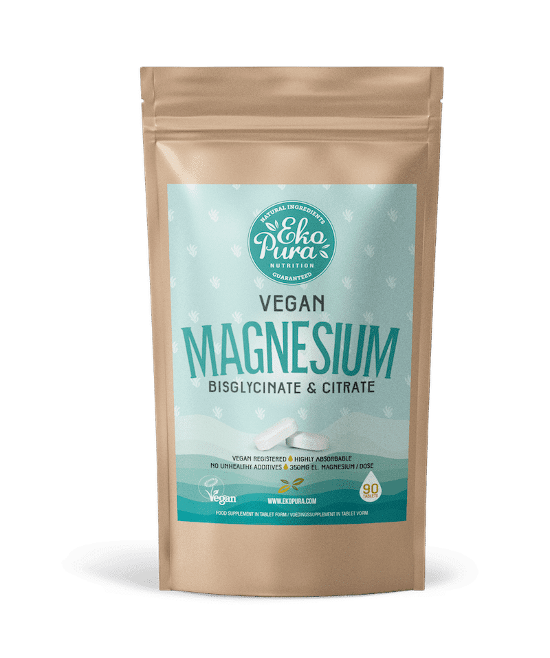 Packschuss Ekopura Veganes Magnesiumbisglycinat UK