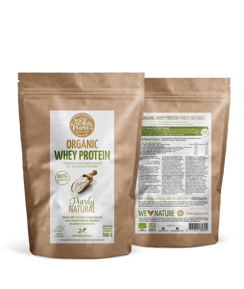 Ekopura Organic Whey Protein Concentrate Purely Natural Uk AK